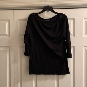 Black Old Navy 3/4 length tee